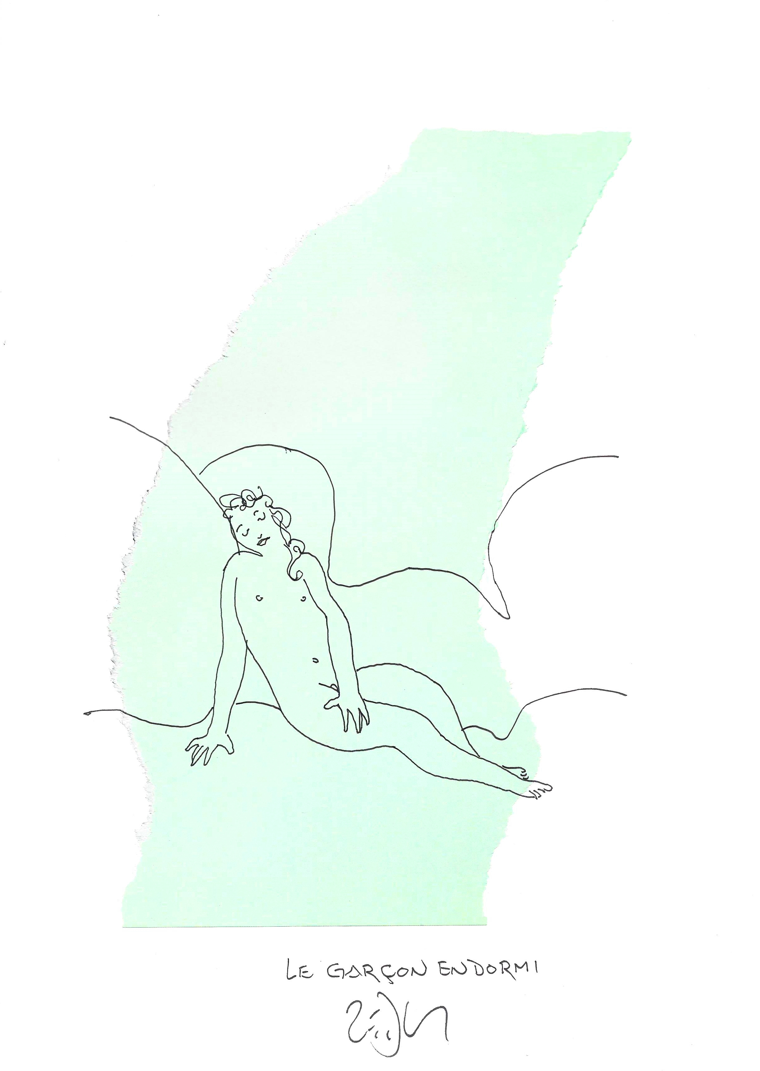 « The sleeping boy – Le garçon endormi »