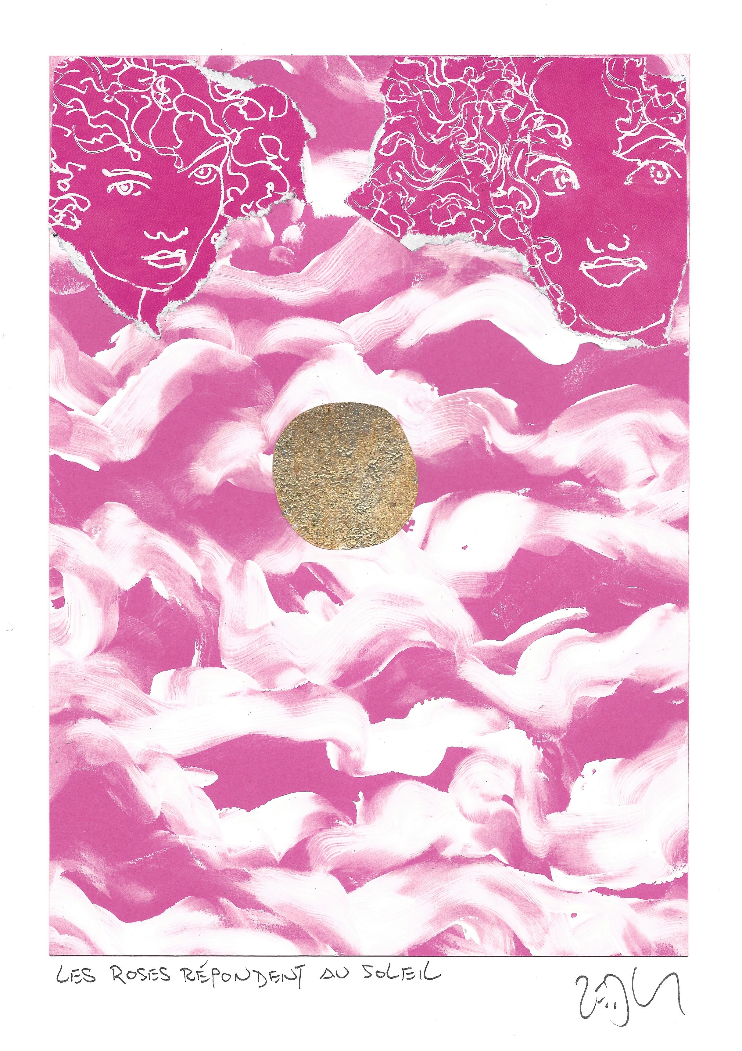 « The roses respond to the sun – Les roses répondent au soleil »