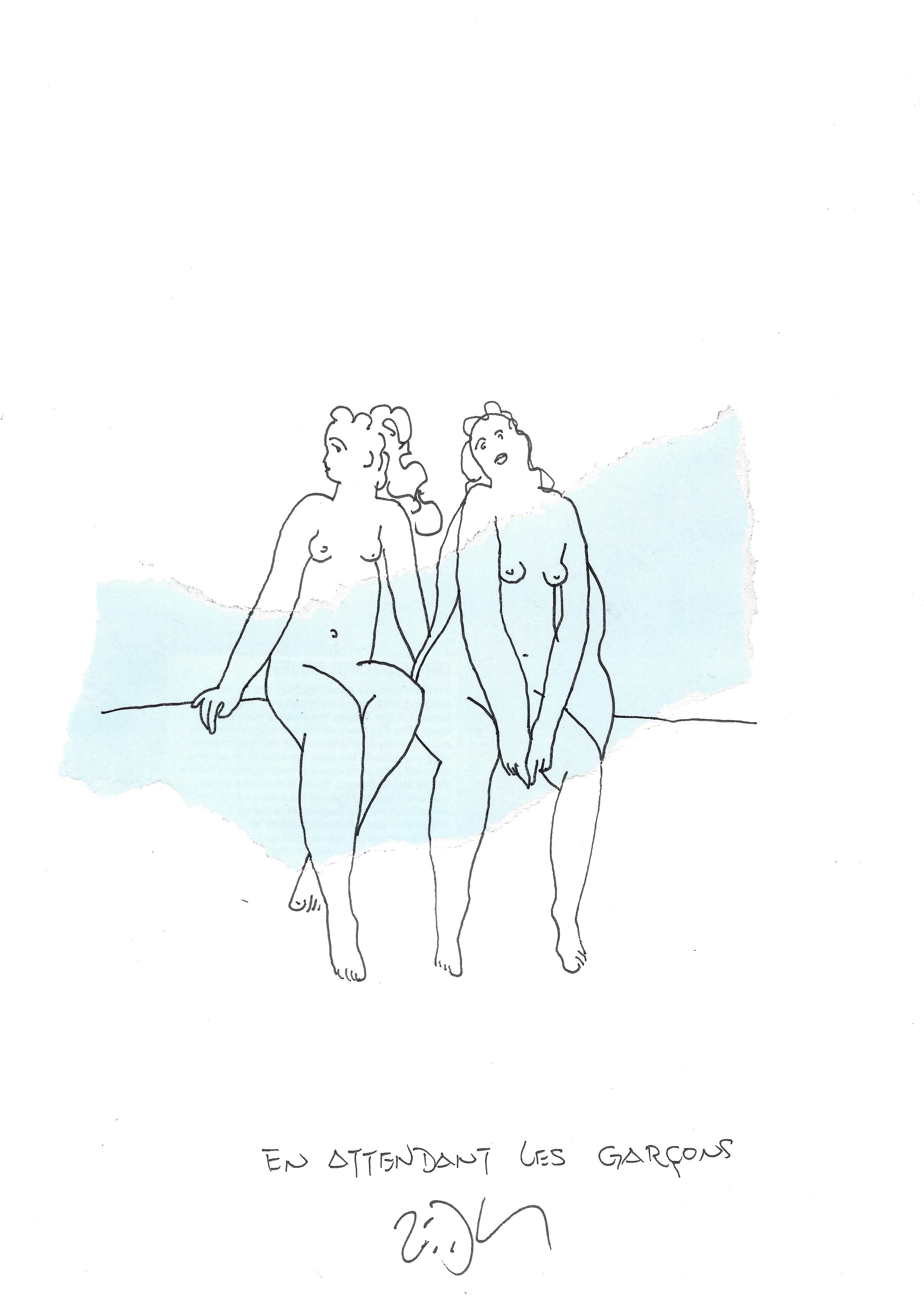 « Waiting for boys – En attendant les garçons »