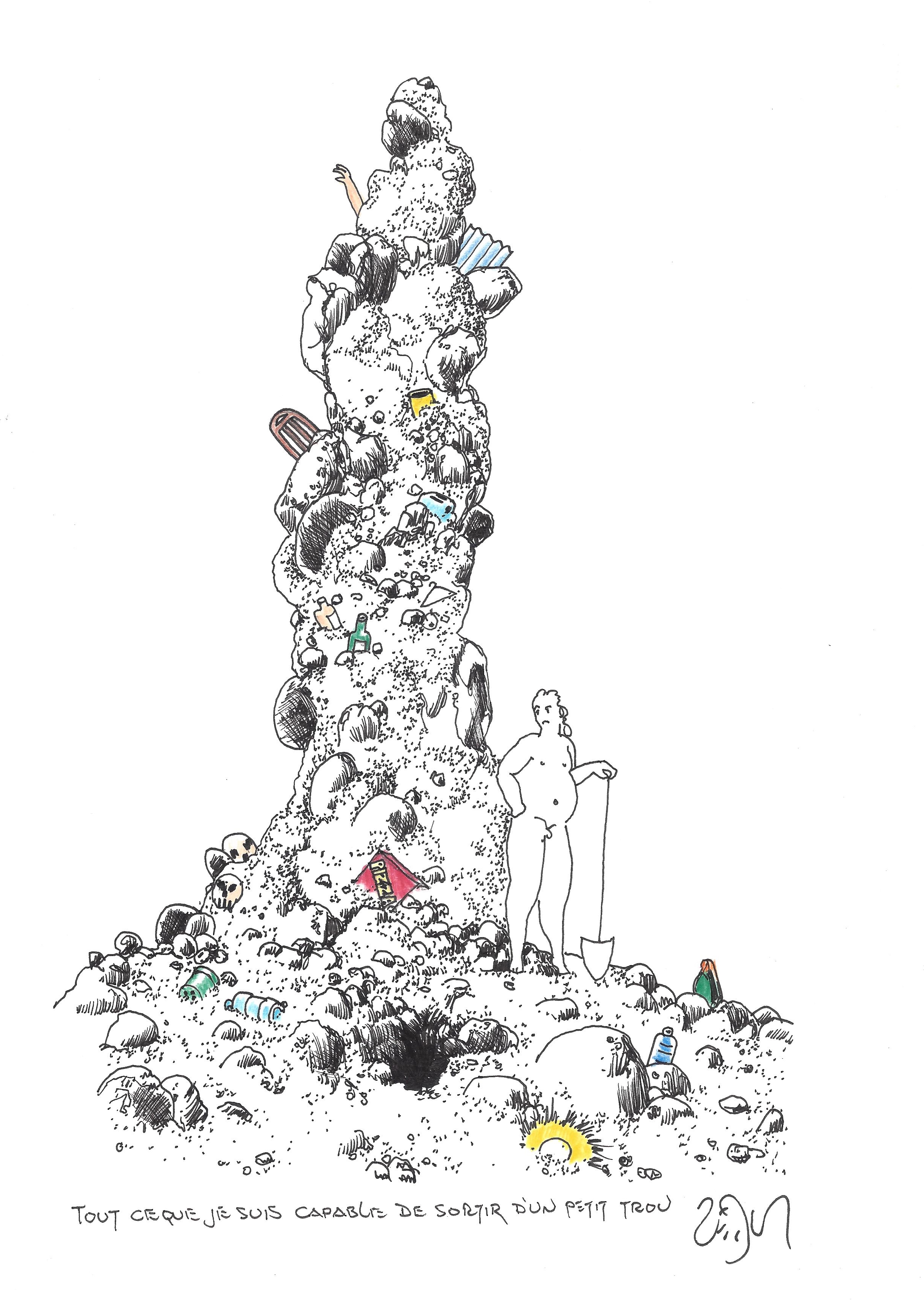 « I can get a lot out of a little hole - Tout ce que je suis capable de sortir d’un petit trou »