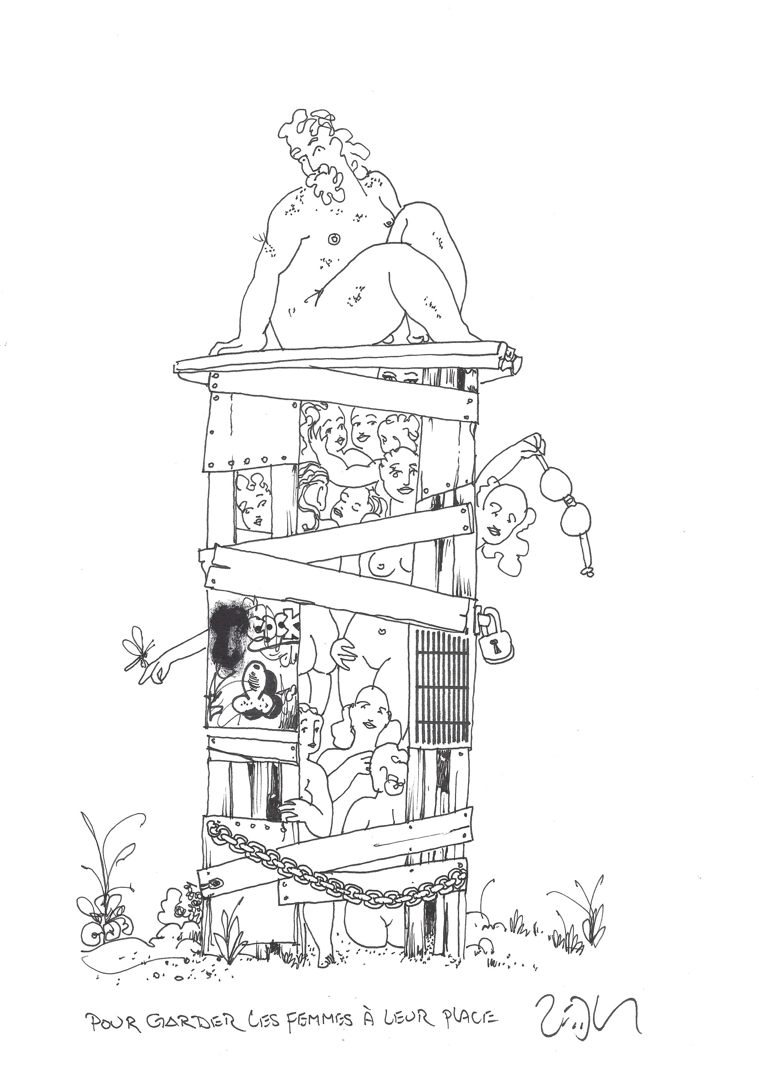 « To keep women in their place – Pour garder les femmes à leur place »