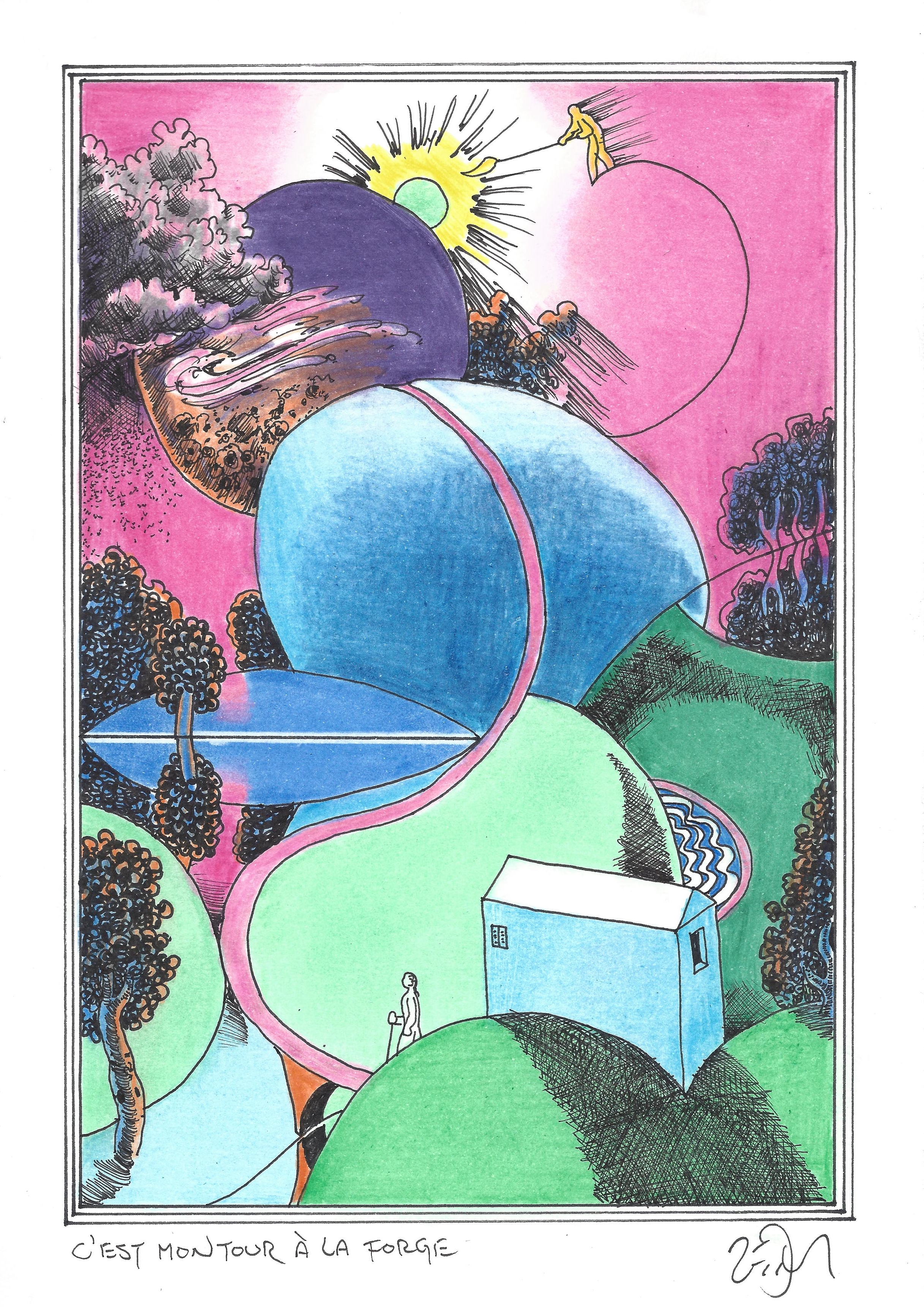 « My turn at the great forge – C’est mon tour à la forge »