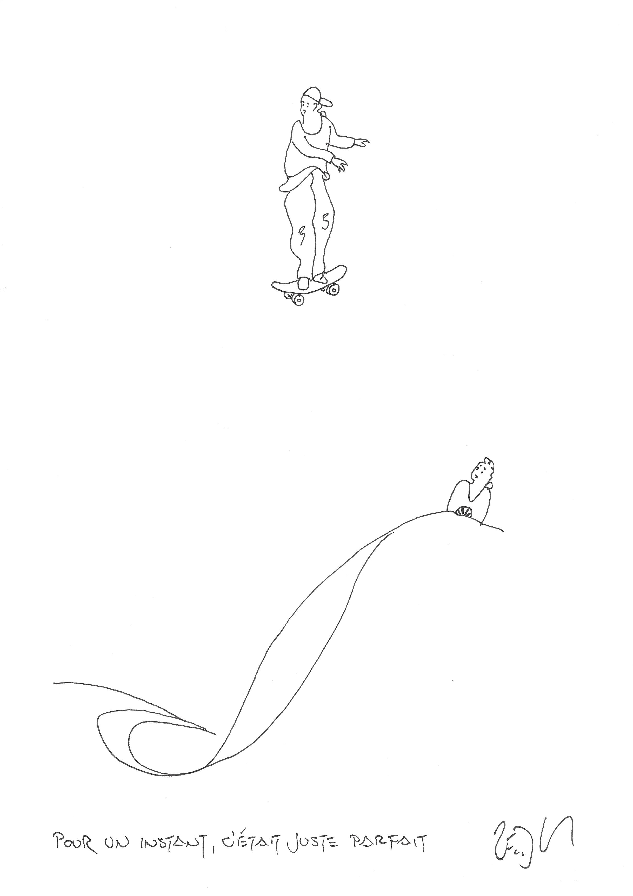 « For a moment, it felt just right – Pour un instant, c’était juste parfait »