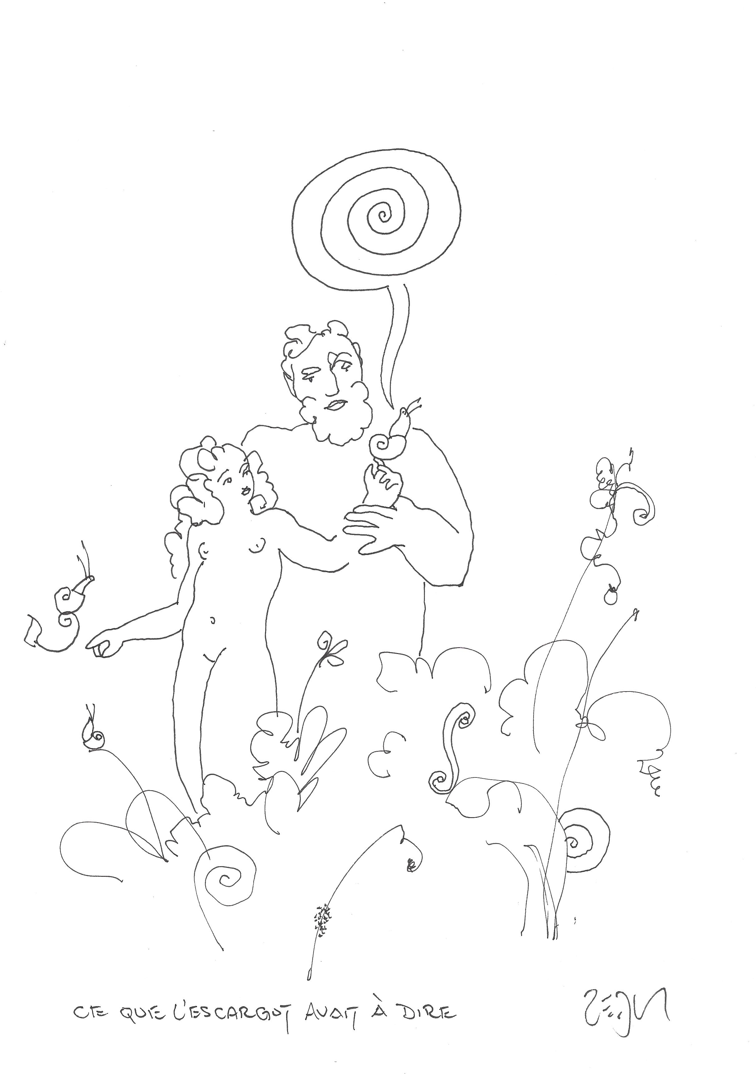 « What the snail had to say – Ce que l’escargot avait à dire »