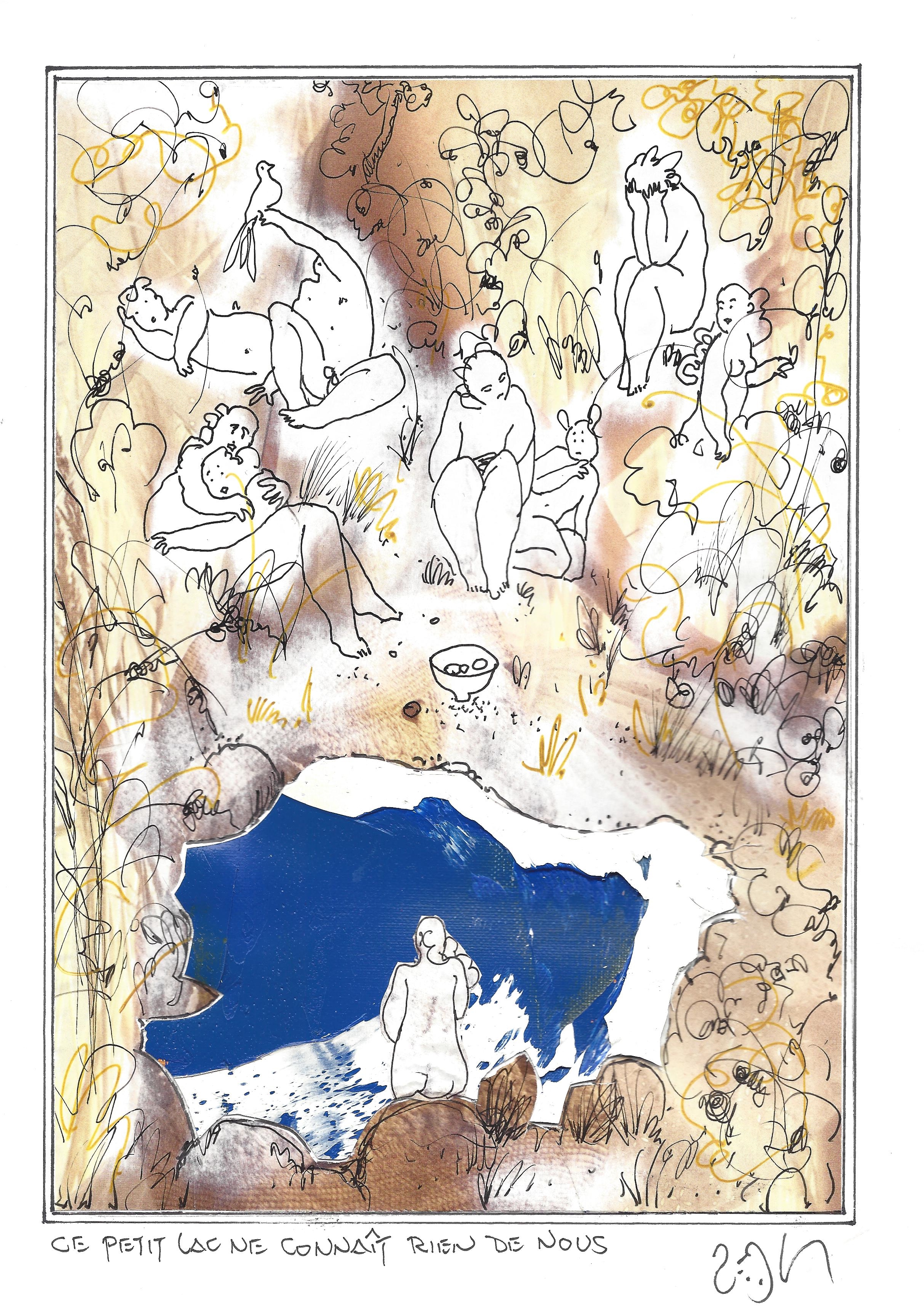 « This little lake knows nothing of us – Ce petit lac ne connaît rien de nous »