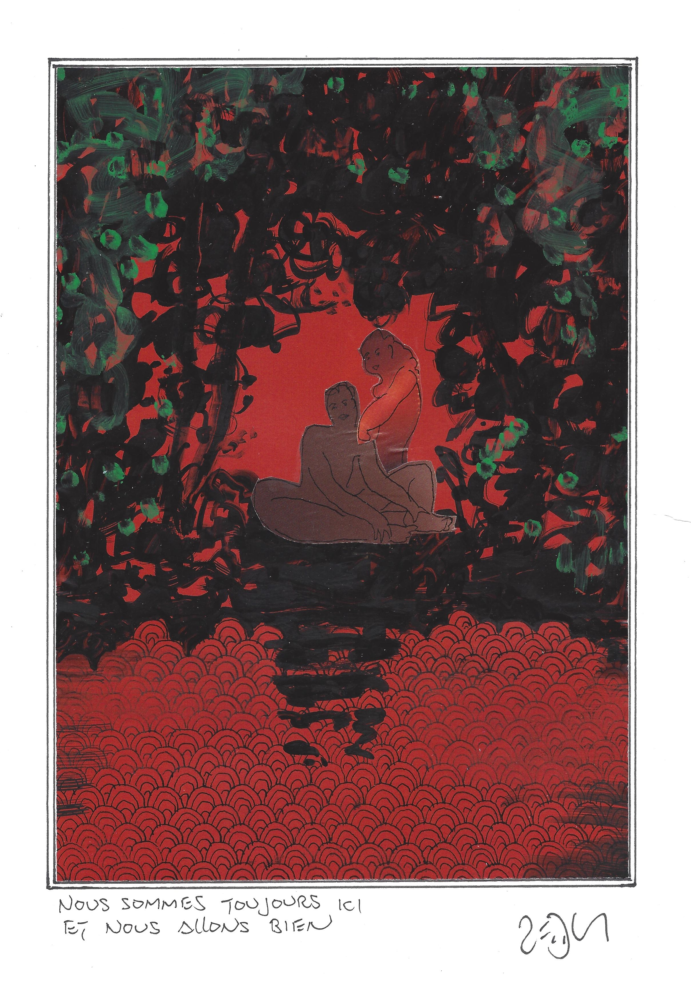 « We’re still here, and we’re doing alright – Nous sommes toujours ici et nous allons bien »