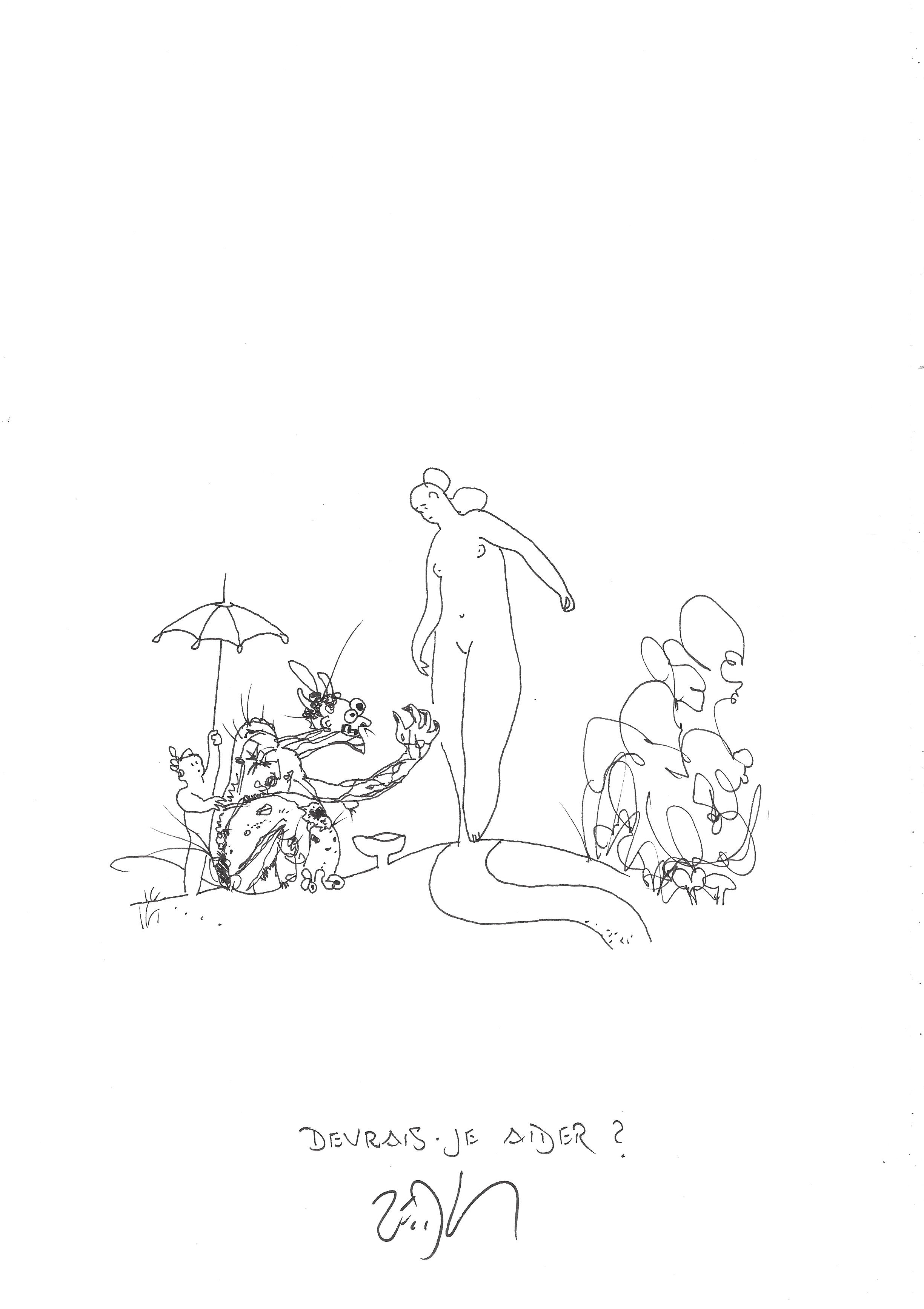 « Should I help ? - Devrais-je aider ? »