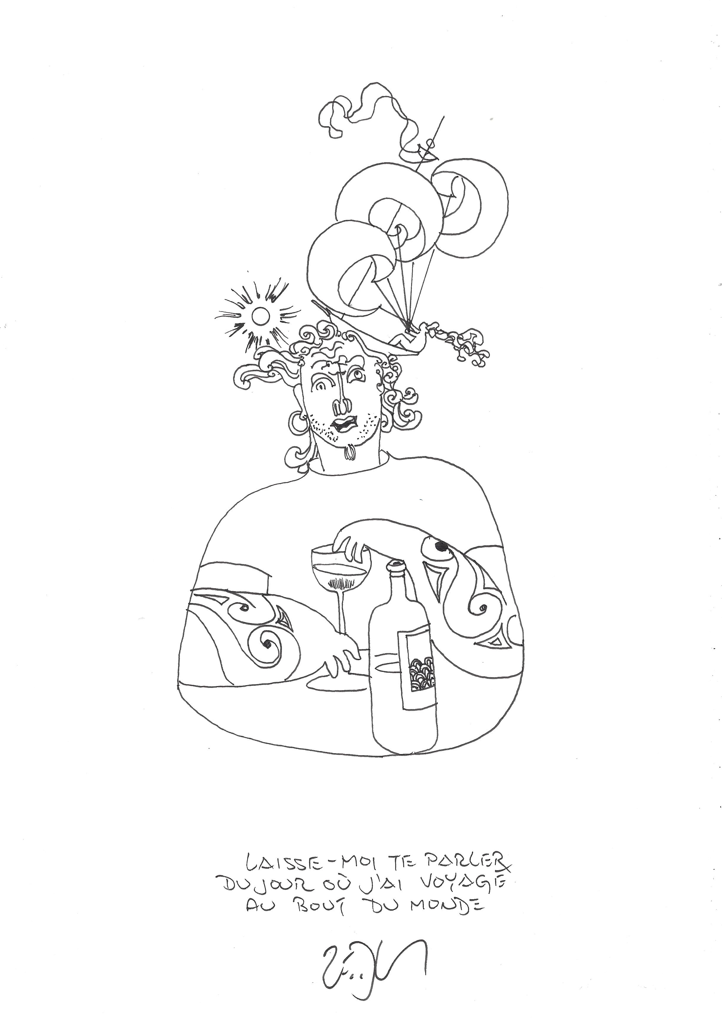 « Let me tell you about the day I sailed off the edge of the world – Laisse-moi te parler du jour où j’ai voyagé au bout du monde »