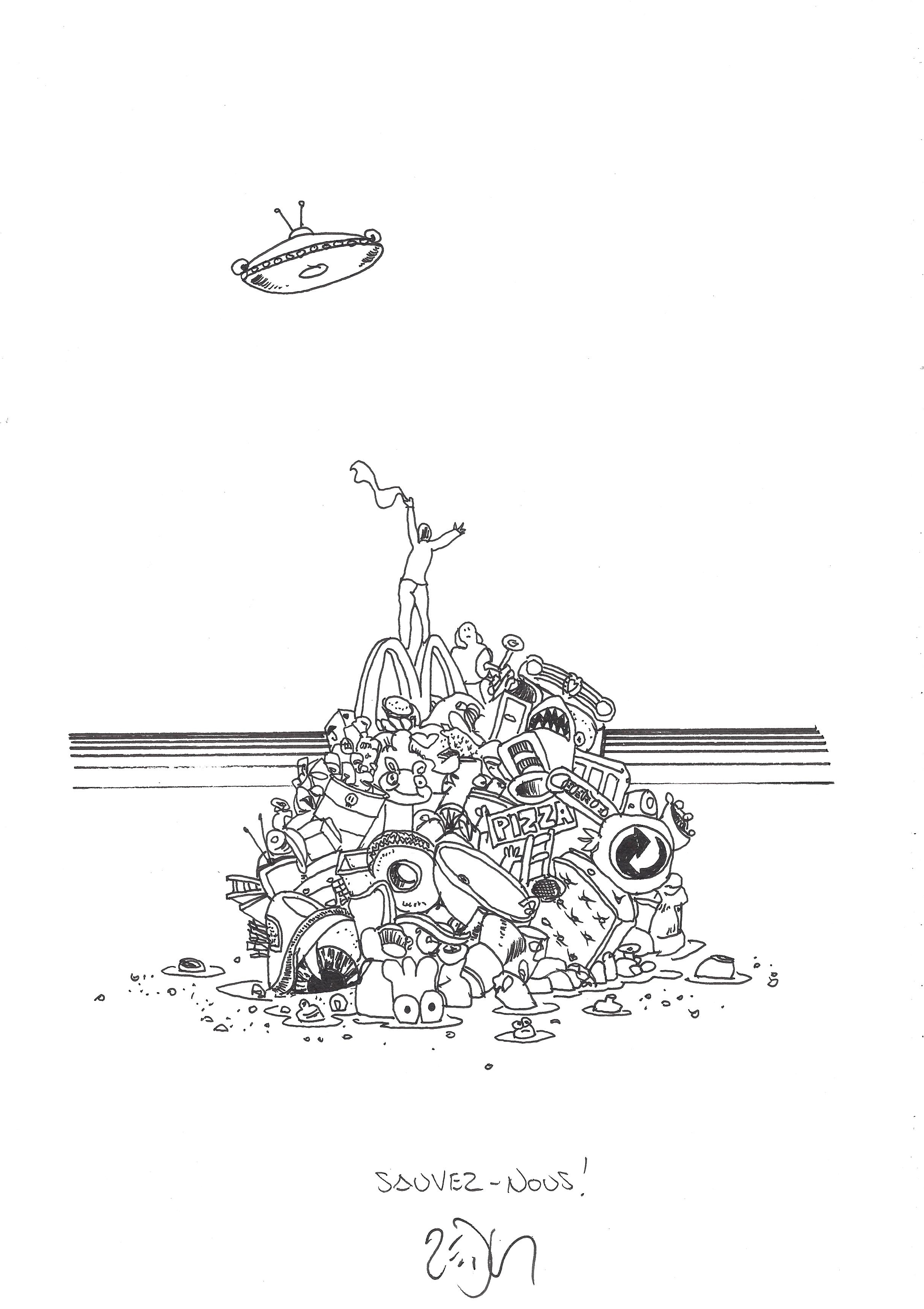 « Save us ! – Sauvez-nous ! »