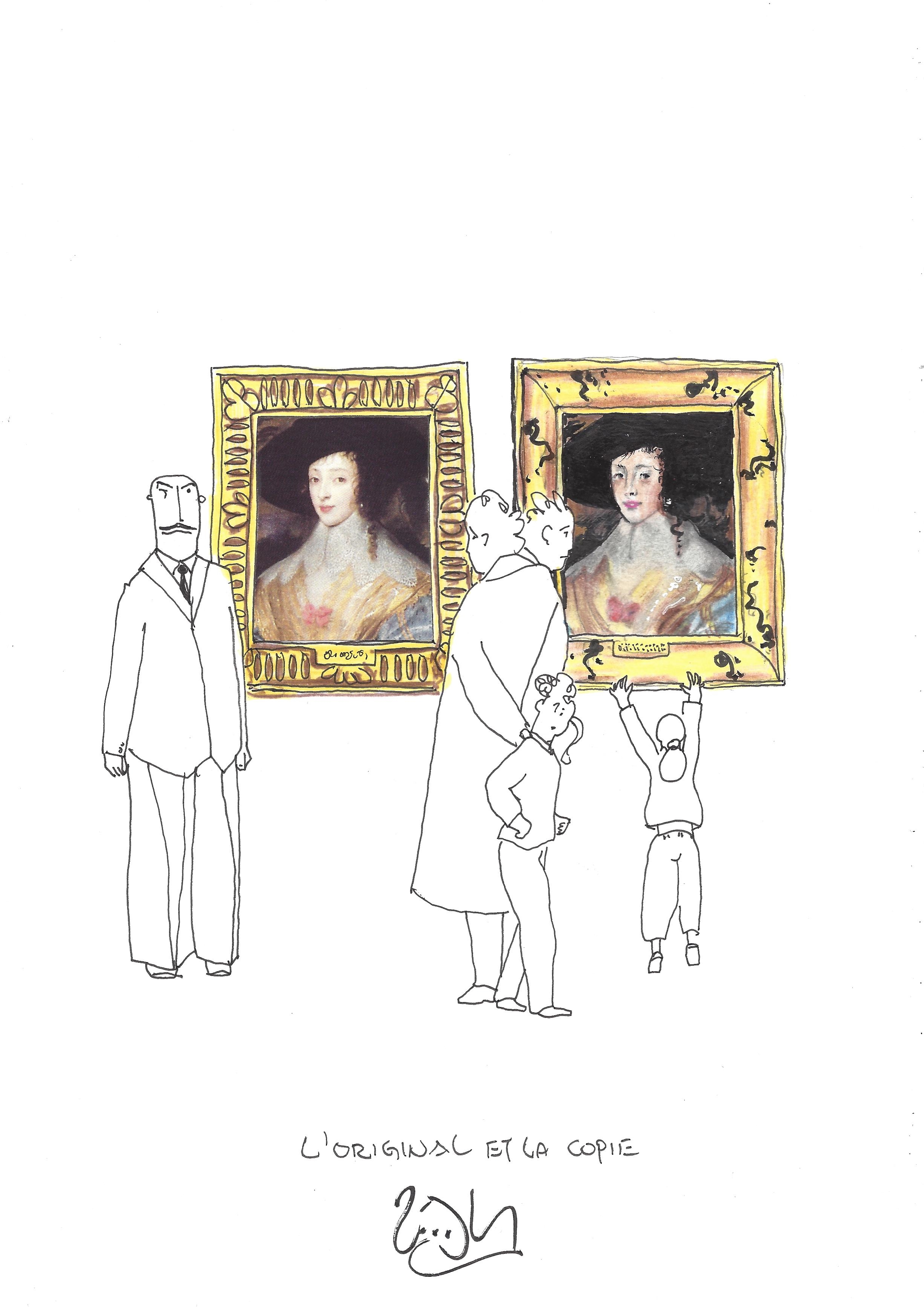 « The original and the copy – L’original et la copie »