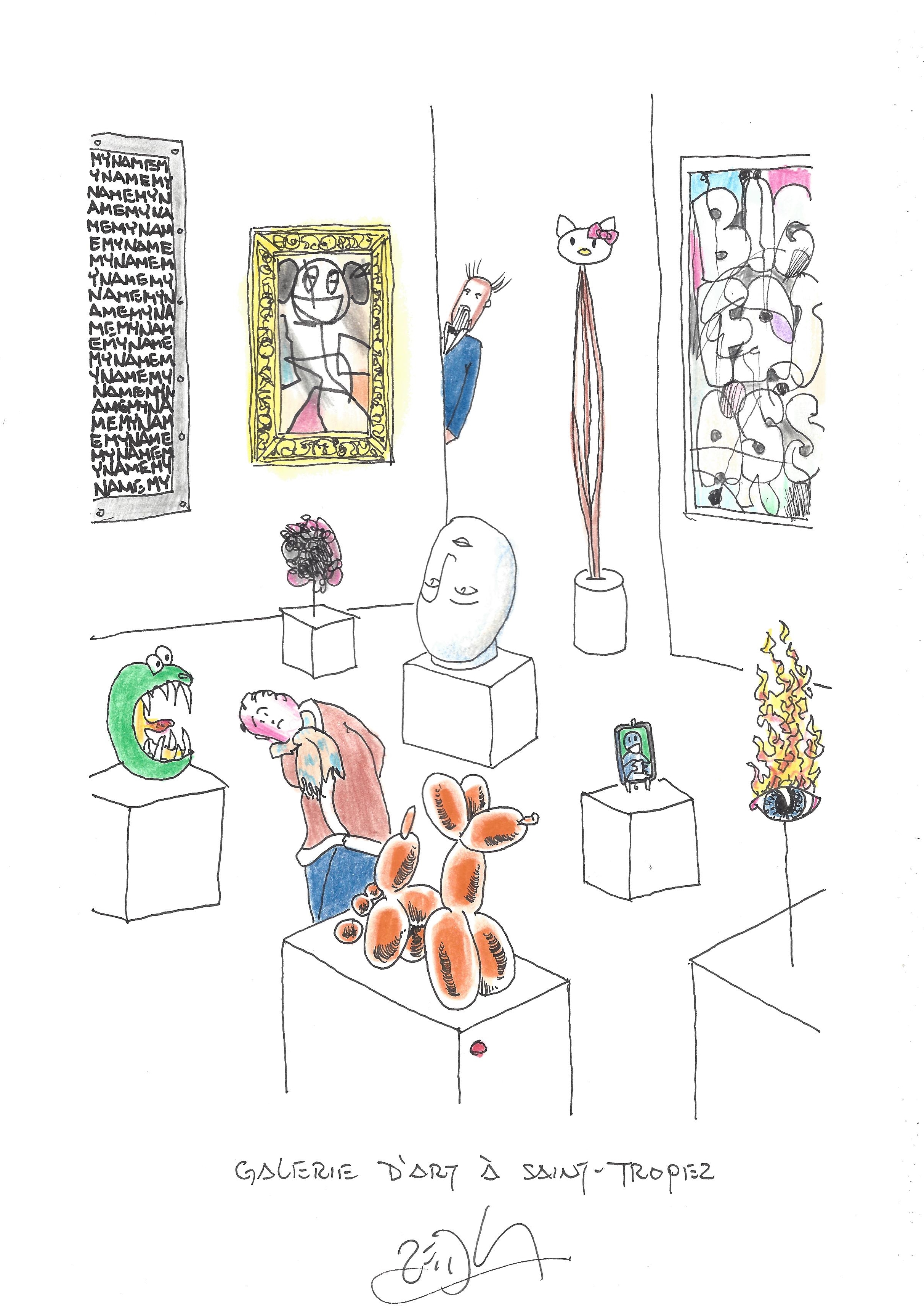 « Saint-Tropez art gallery – Galerie d’art à Saint-Tropez »