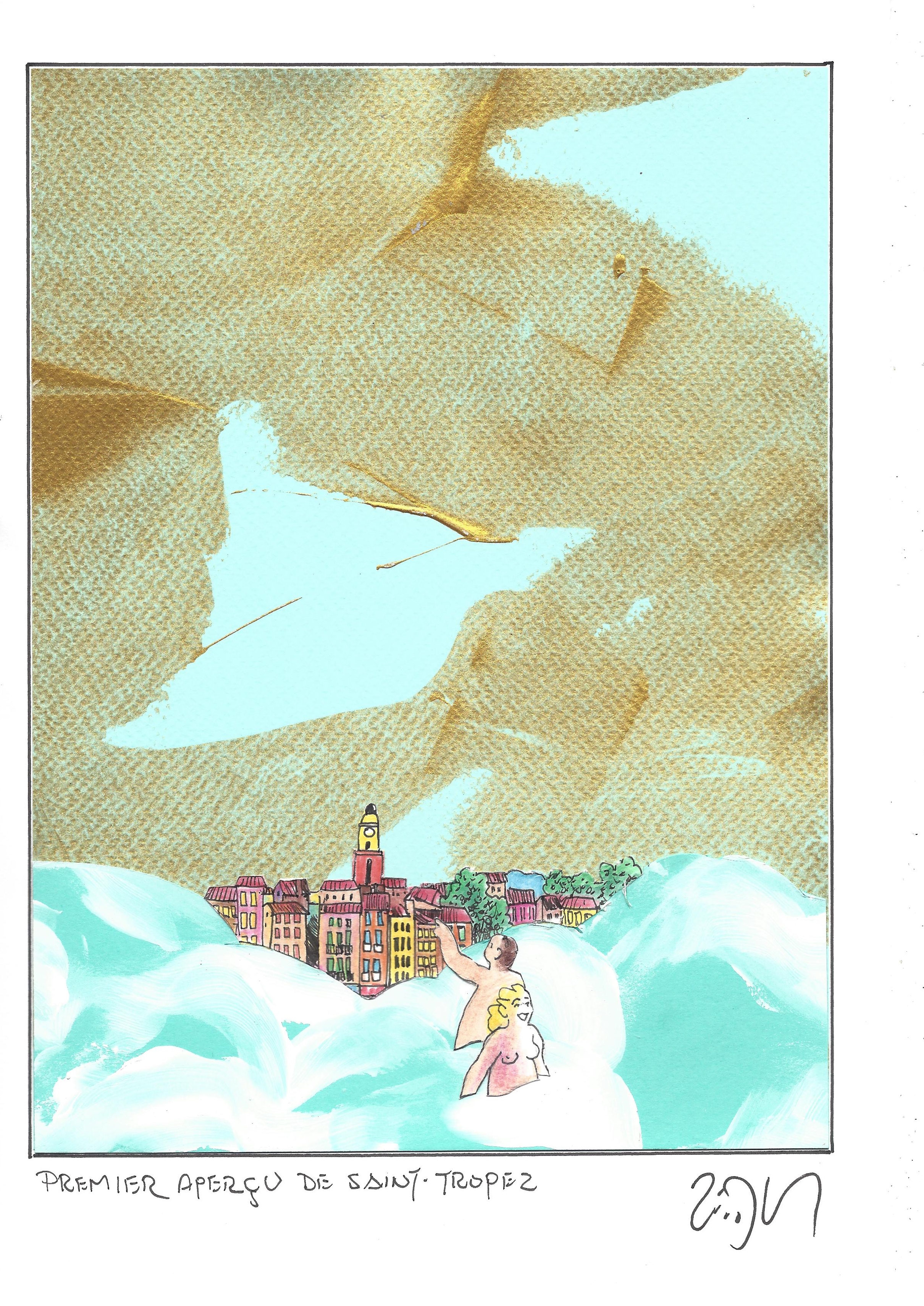 « First glimpse of Saint-Tropez – Premier aperçu de Saint-Tropez »