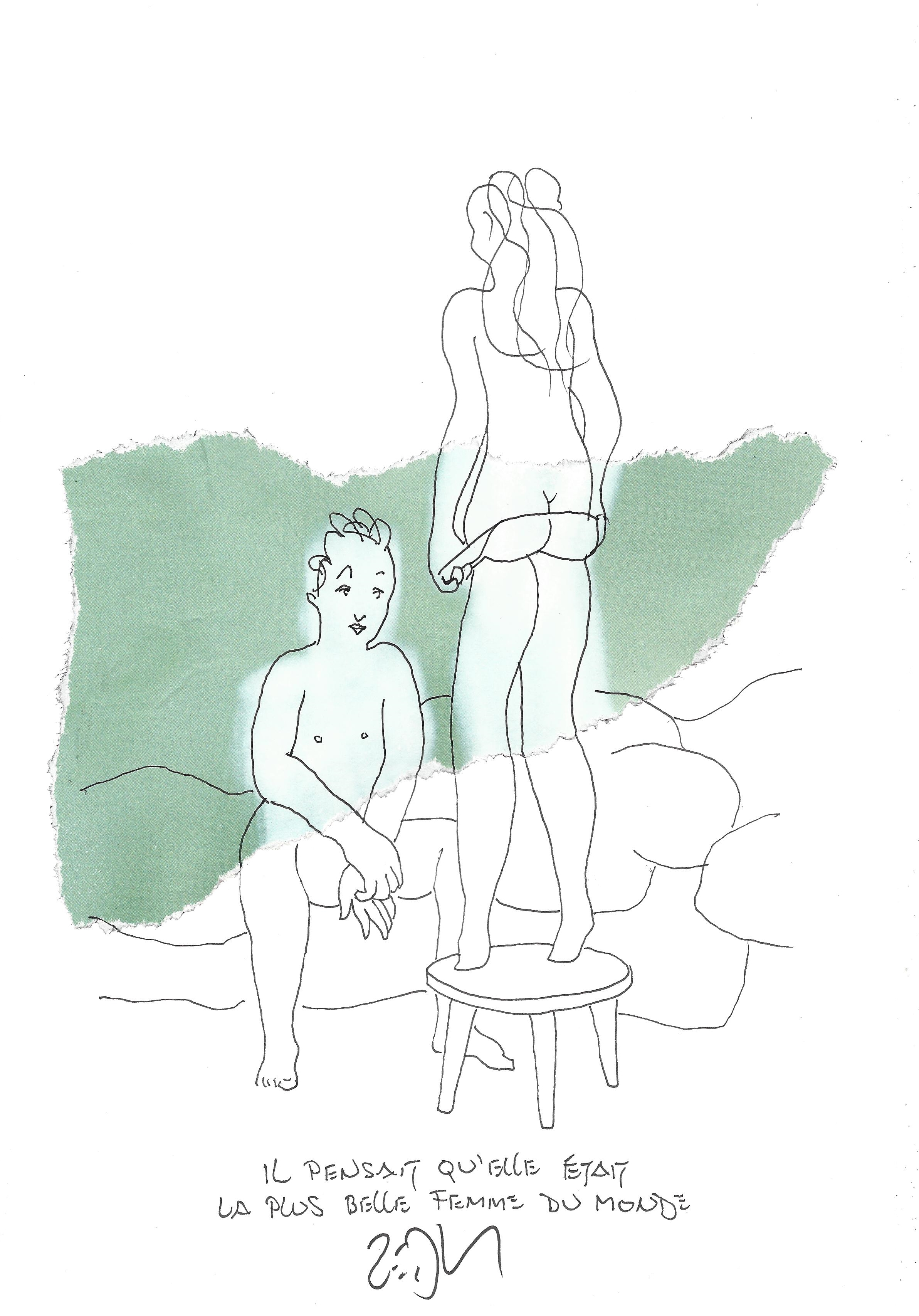 « He thought she was the most beautiful woman in the world – Il pensait qu’elle était la plus belle femme du monde »