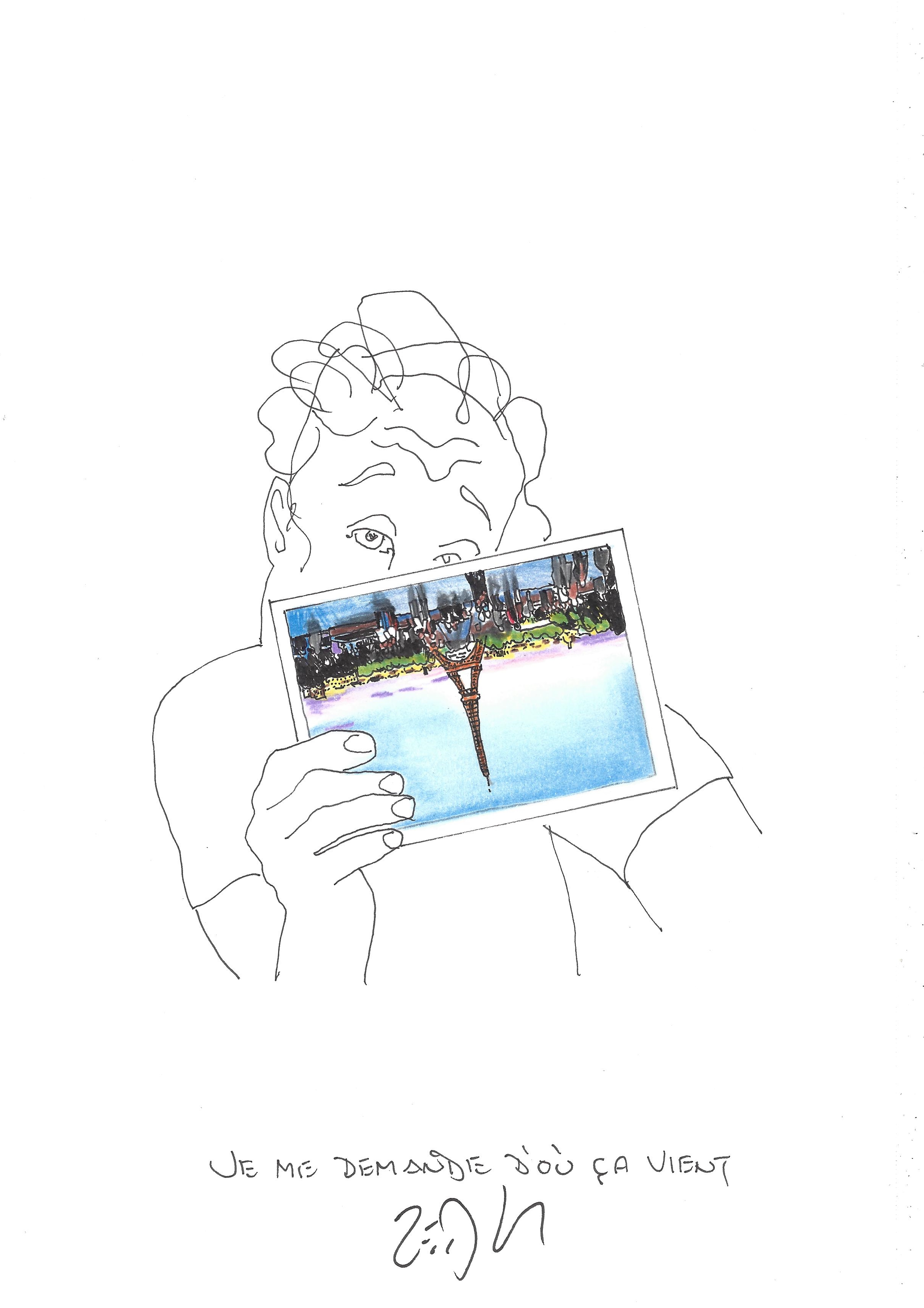 « I wonder where this came from – Je me demande d’où ça vient »