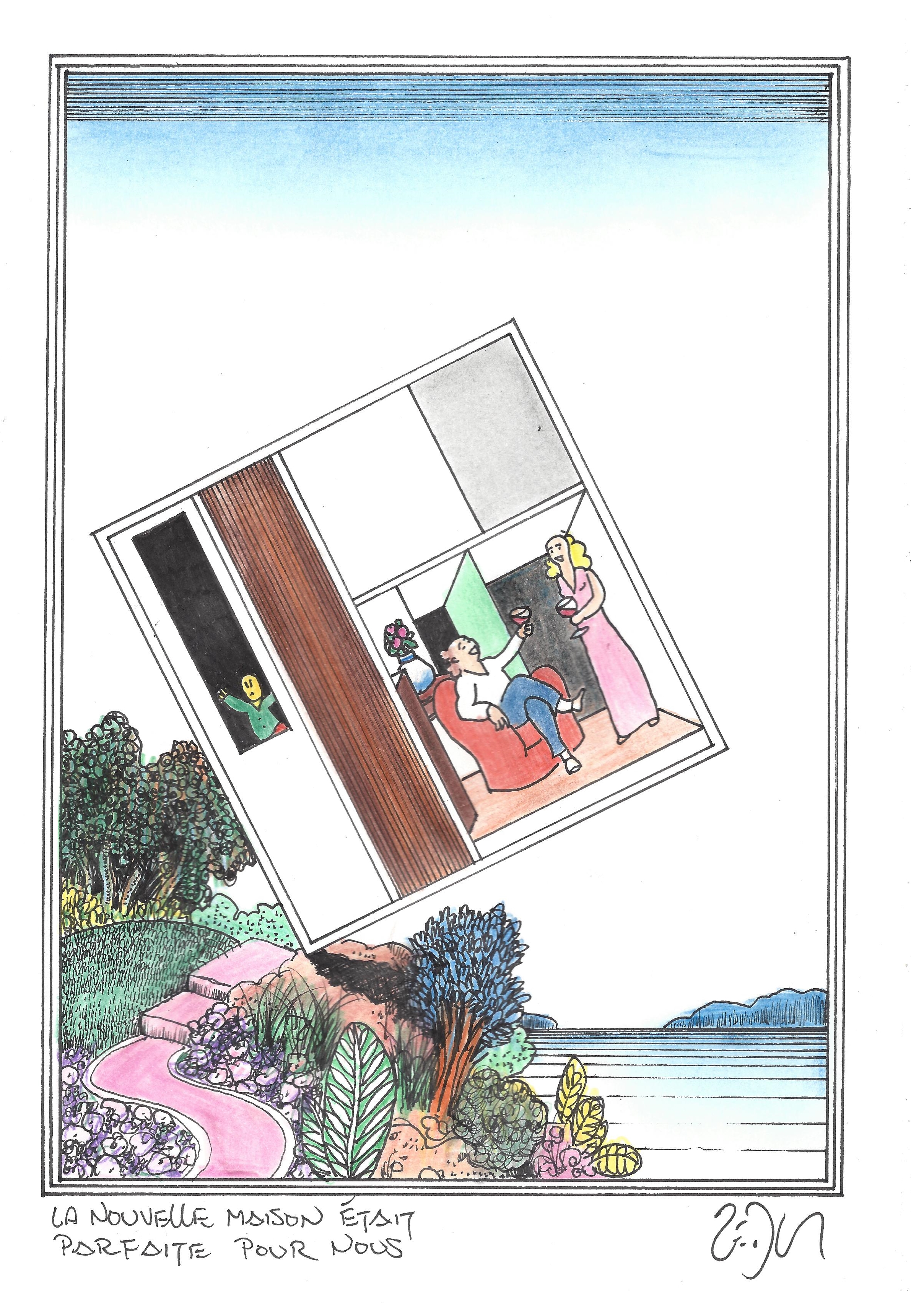 « The new house was just right for us – La nouvelle maison était parfaite pour nous »