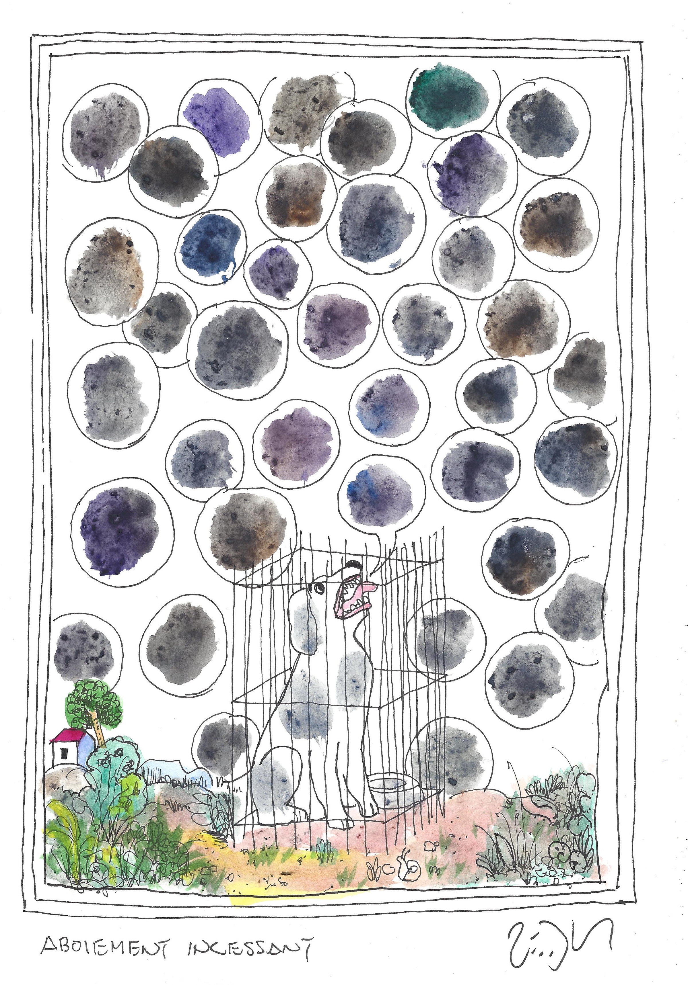 « Dog endlessly barking – Aboiement incessant »