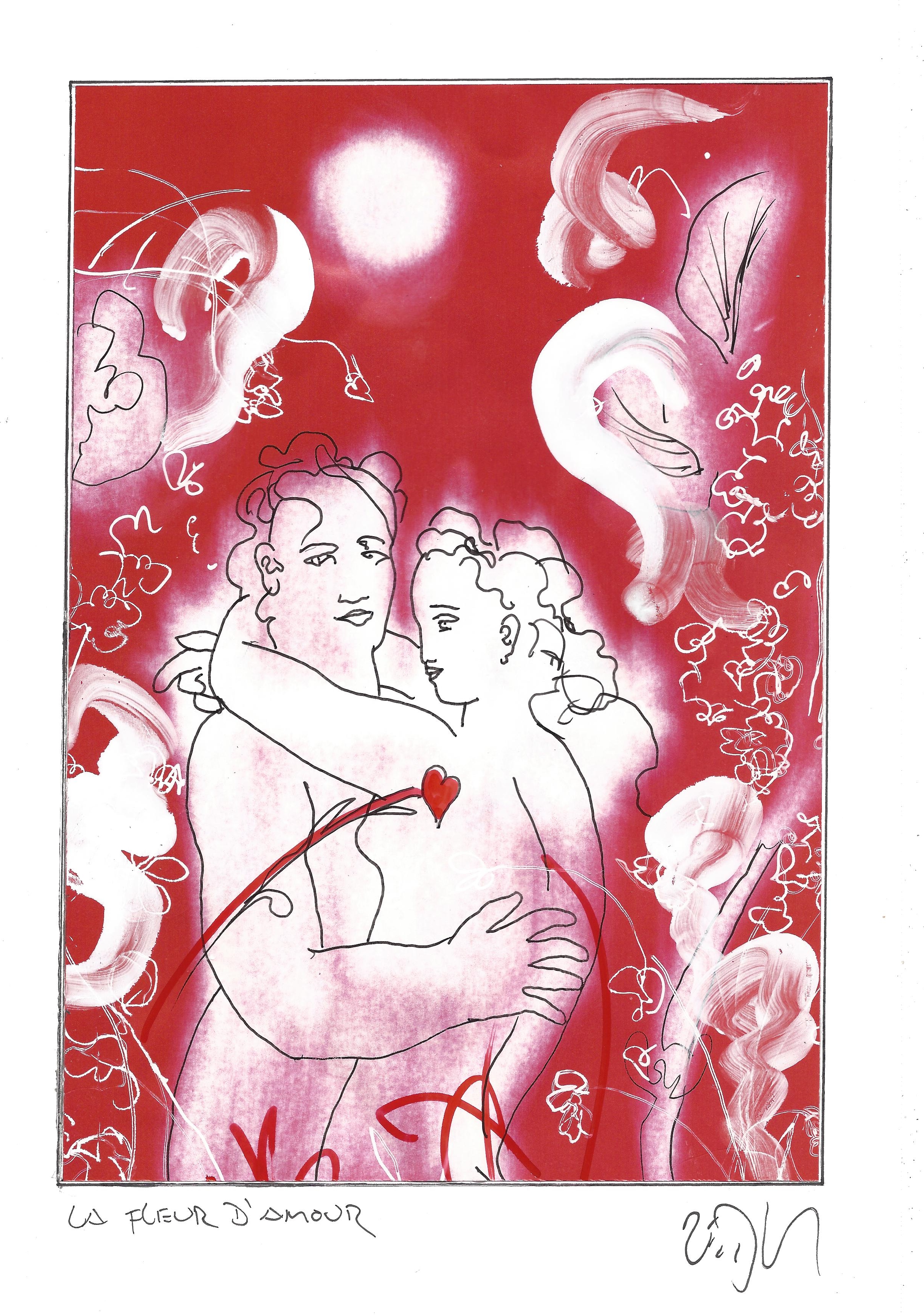 « The flower of love – La fleur d’amour »