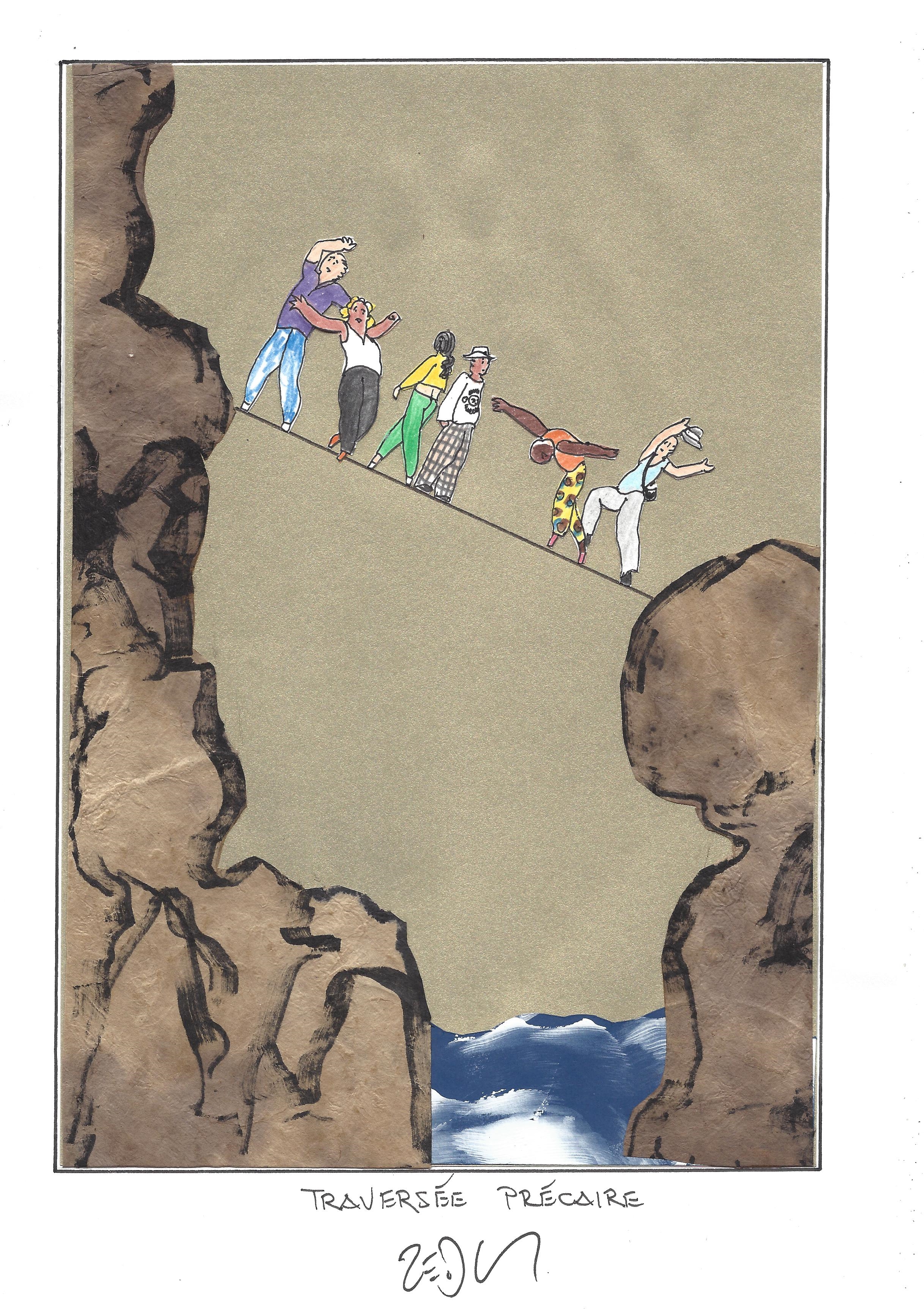 « Precarious crossing – Traversée précaire »