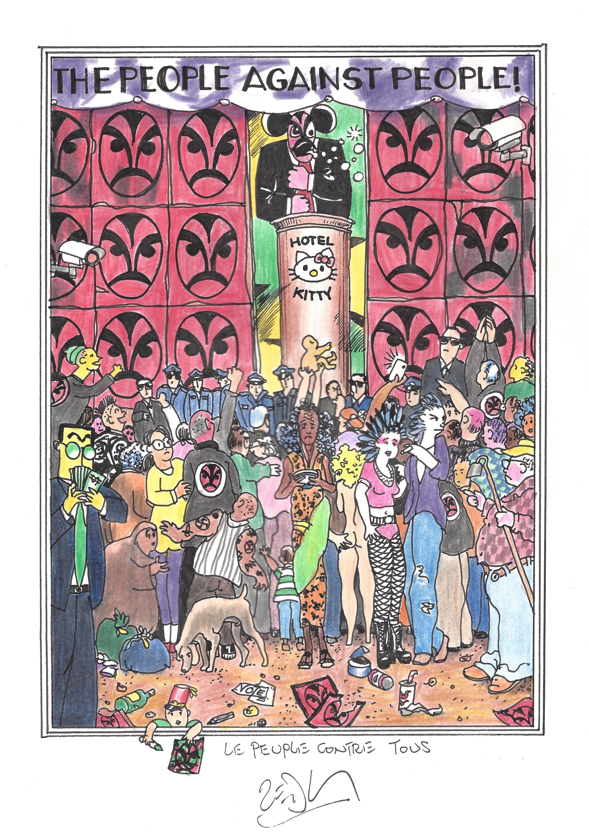 « The people against people – Le peuple contre tous »