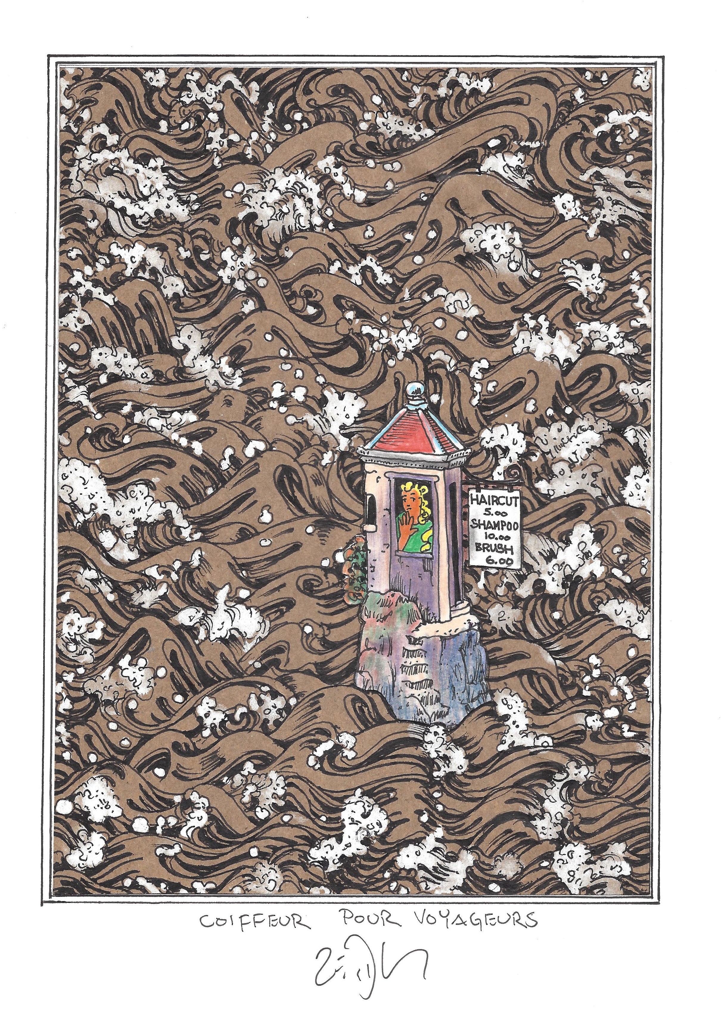 « Stylist for travellers – Coiffeur pour voyageurs »