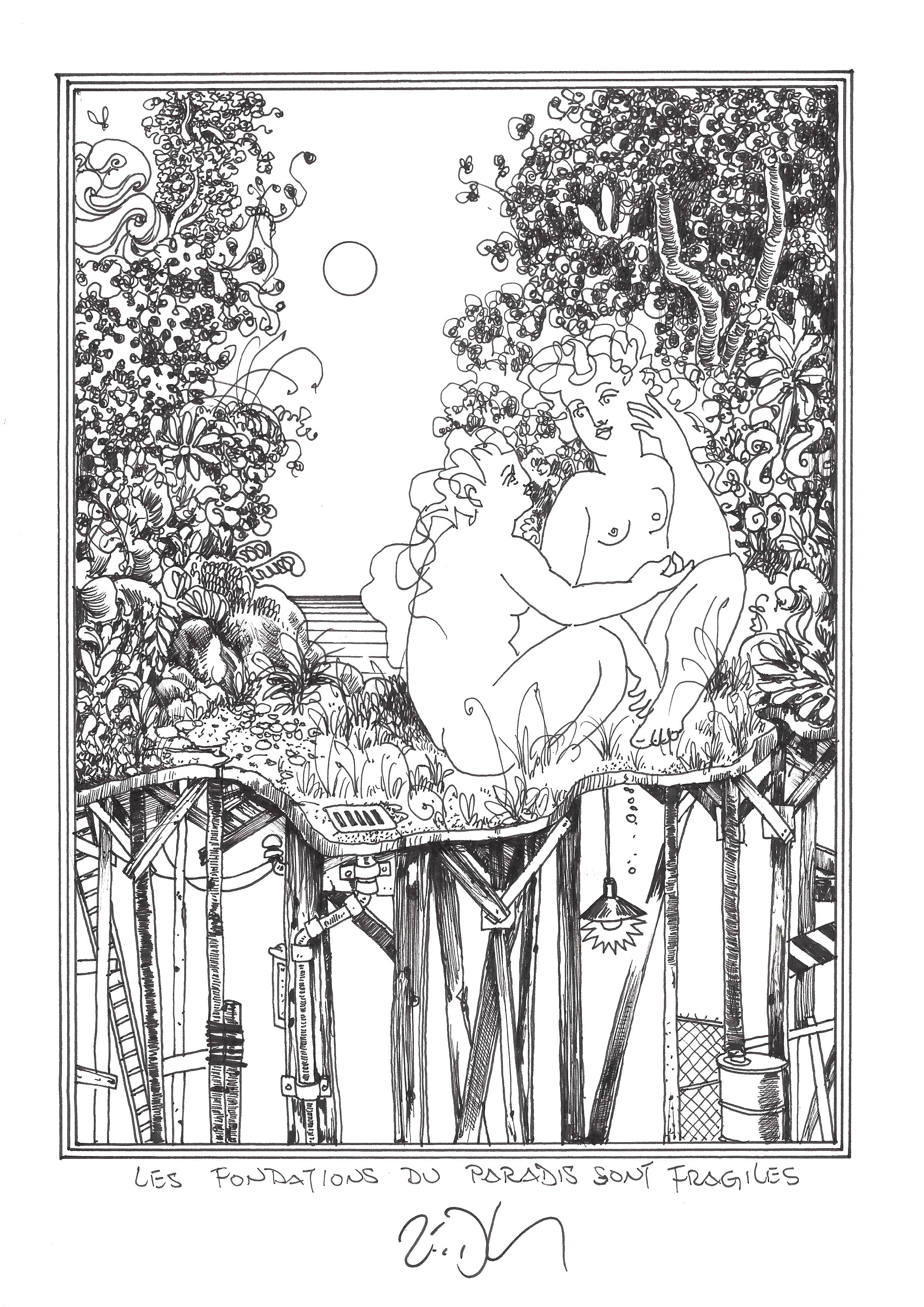 « The foundations of paradise are fragile – Les fondations du paradis sont fragiles »