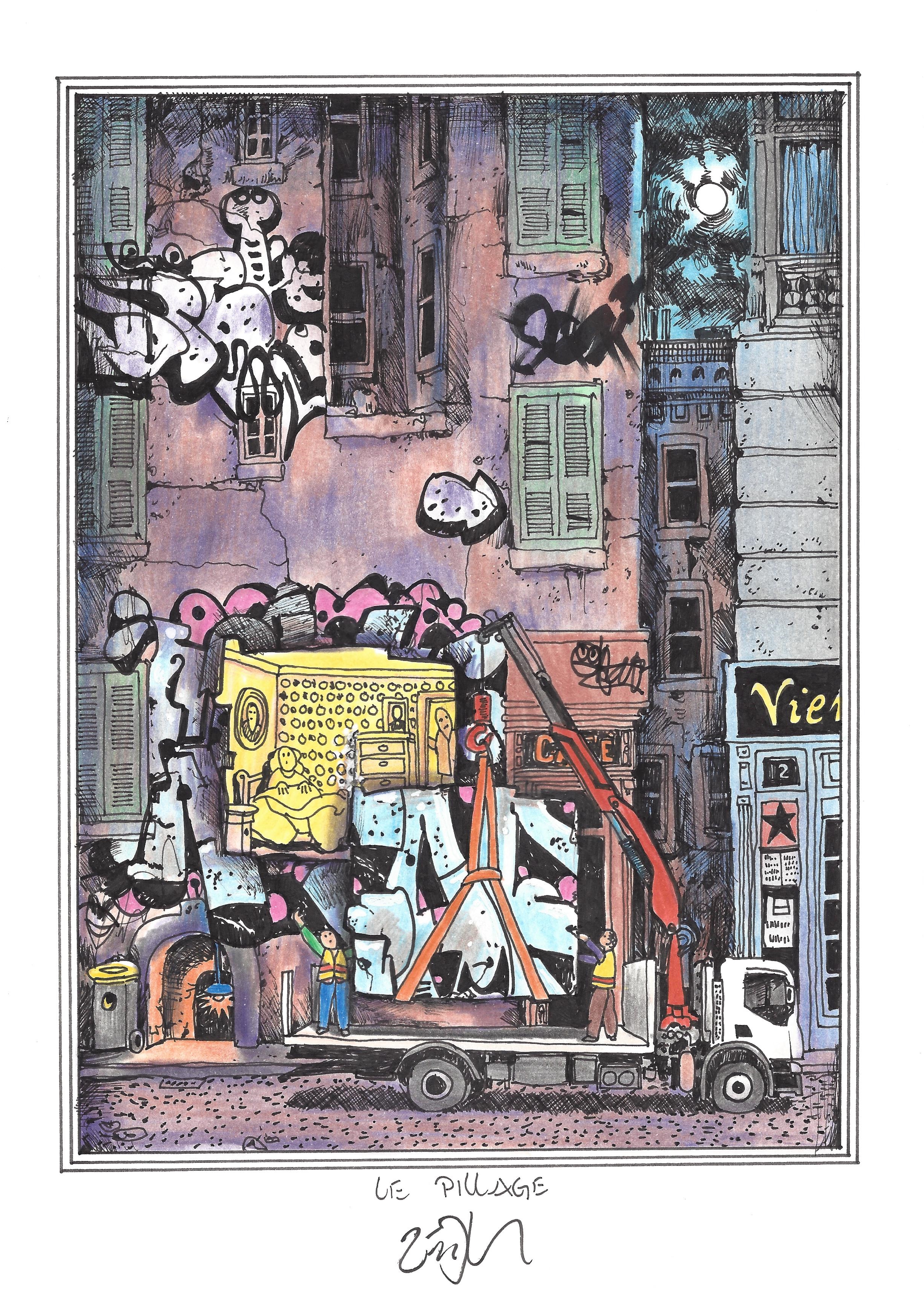 « The pillage – Le pillage »