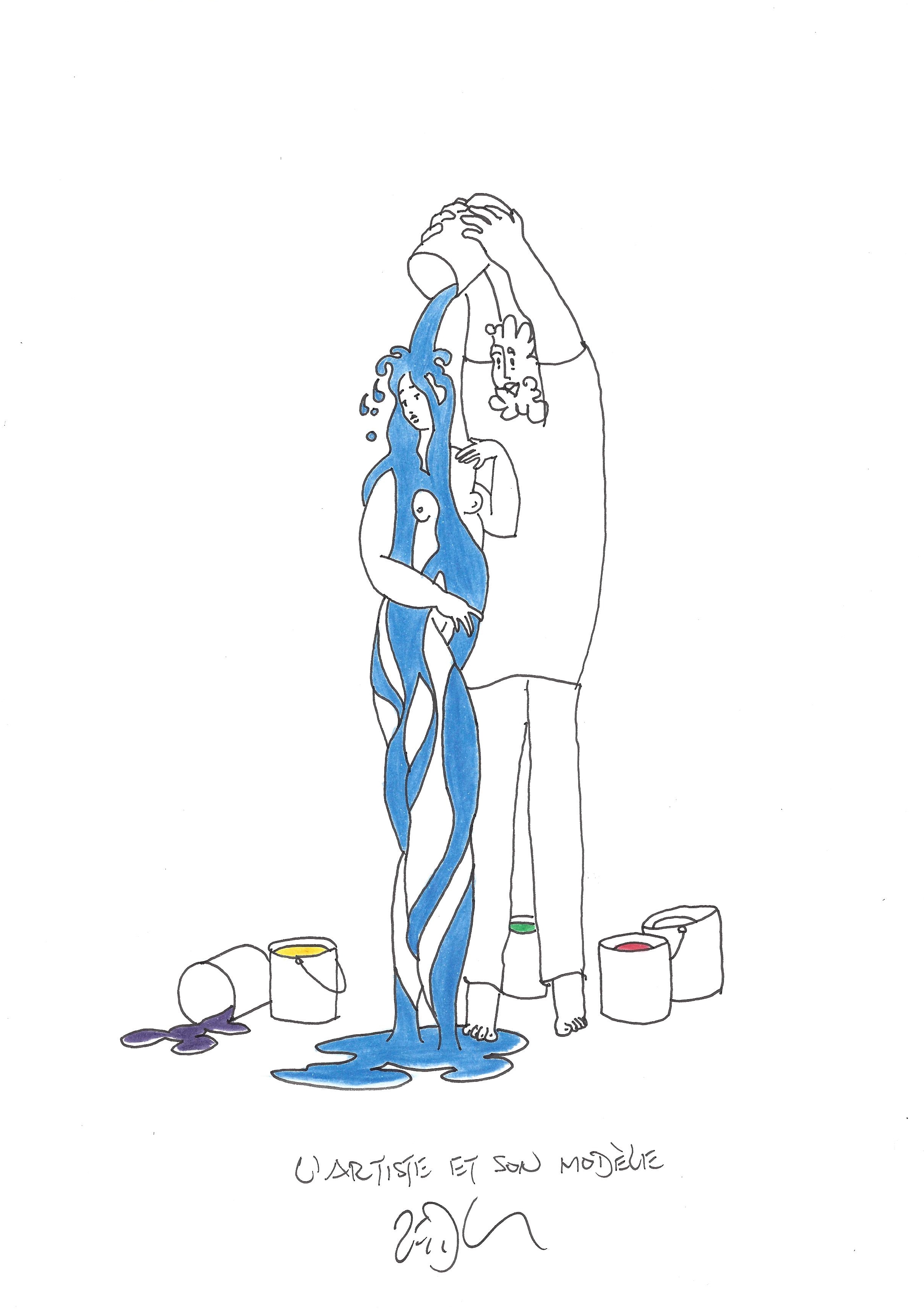 « The artist and his model – L’artiste et son modèle »