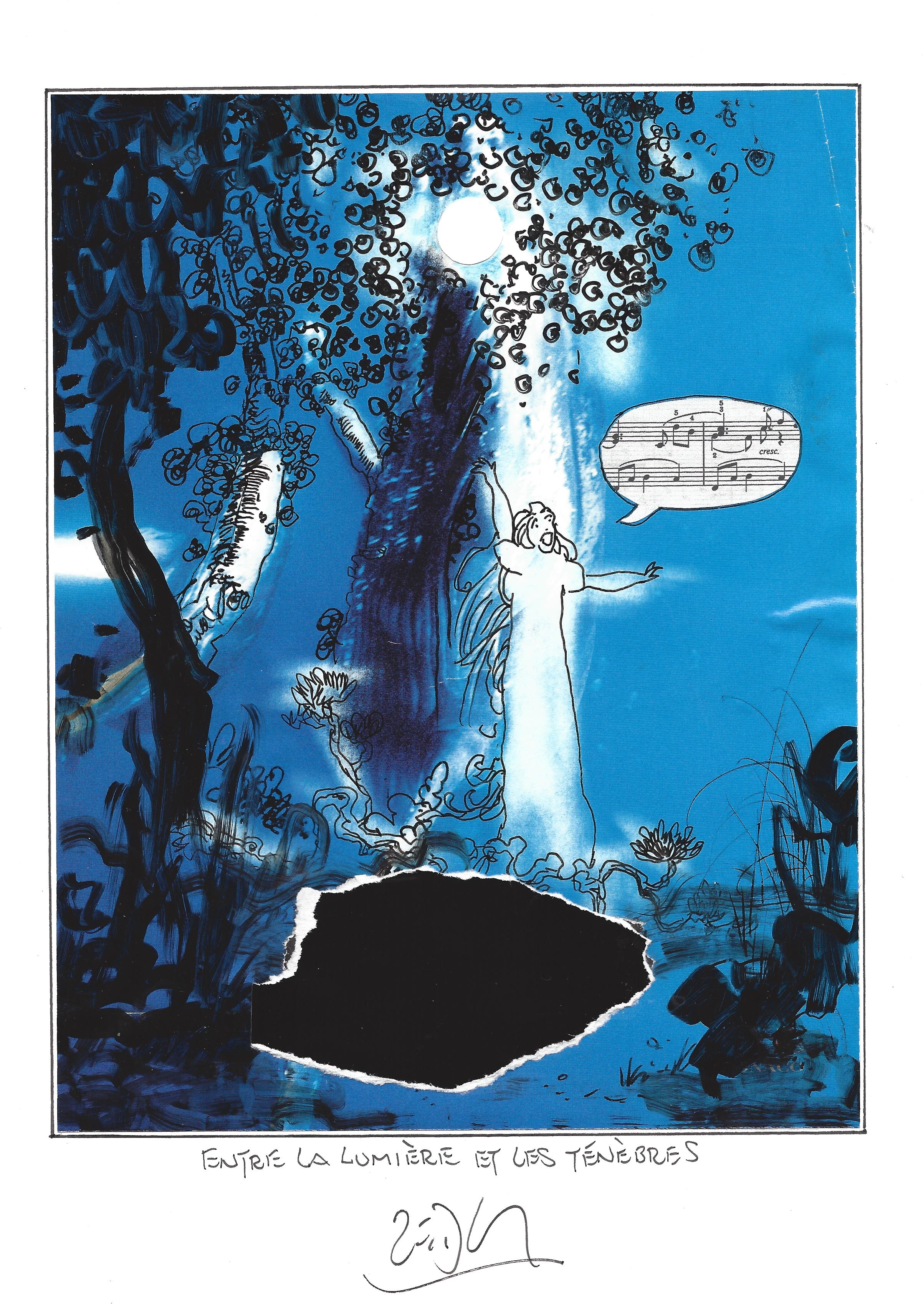 « Between the light and the dark – Entre la lumière et les ténèbres »