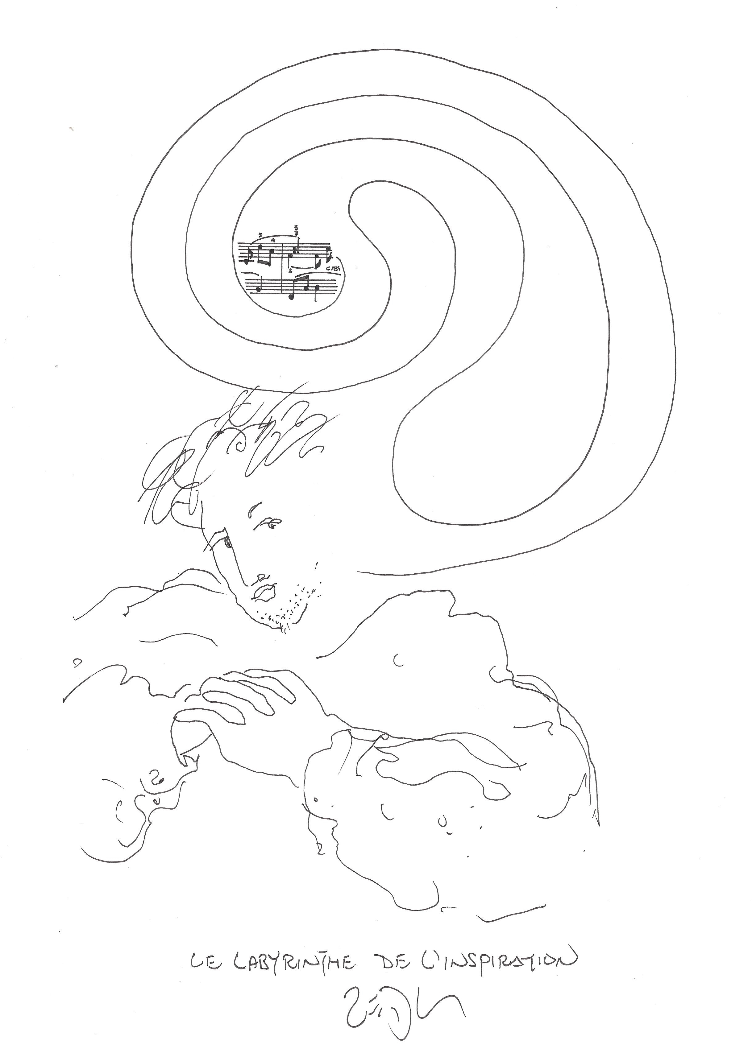 « The labyrinth of inspiration – Le labyrinthe de l’inspiration »