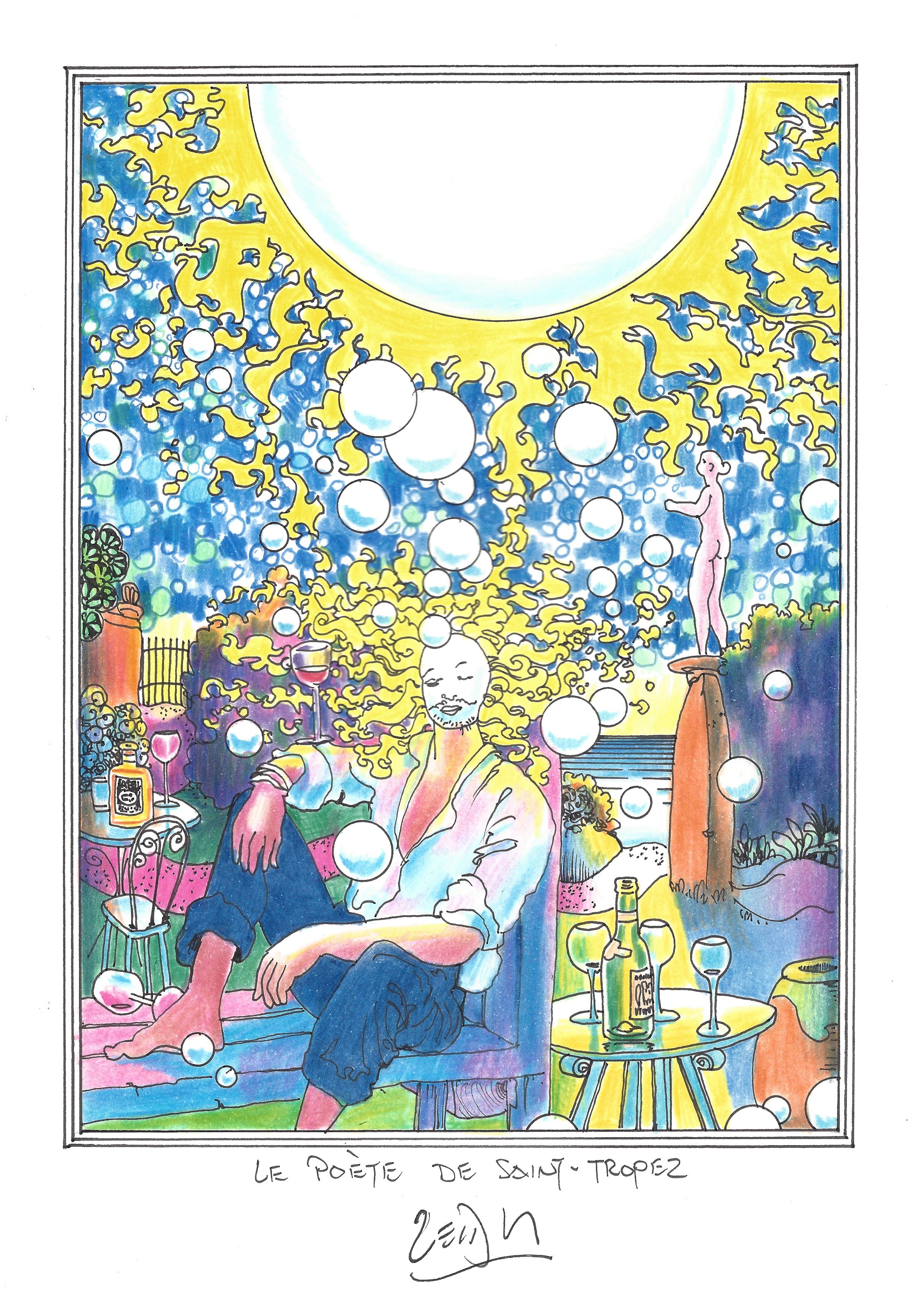 « The poet of Saint-Tropez – Le poète de Saint-Tropez »