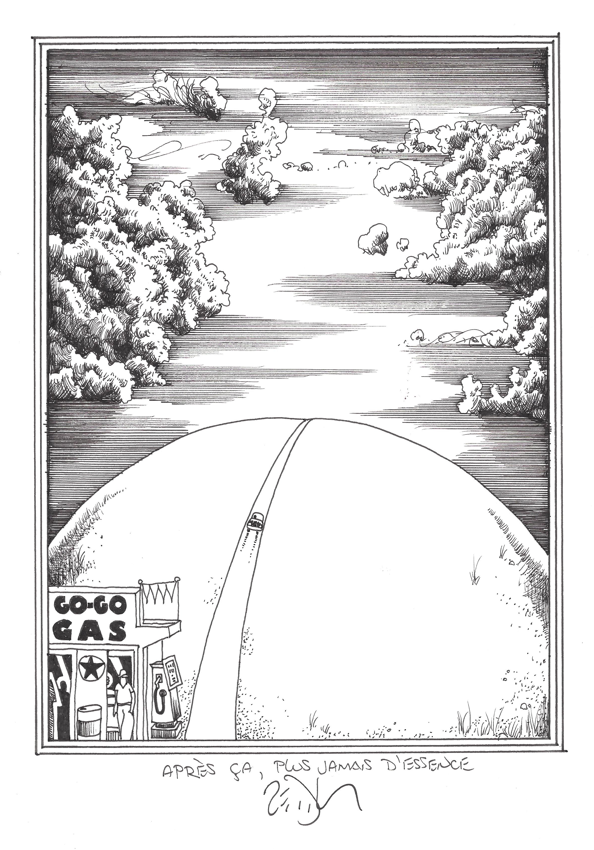 « Last gas ever – Après ça, plus jamais d’essence »