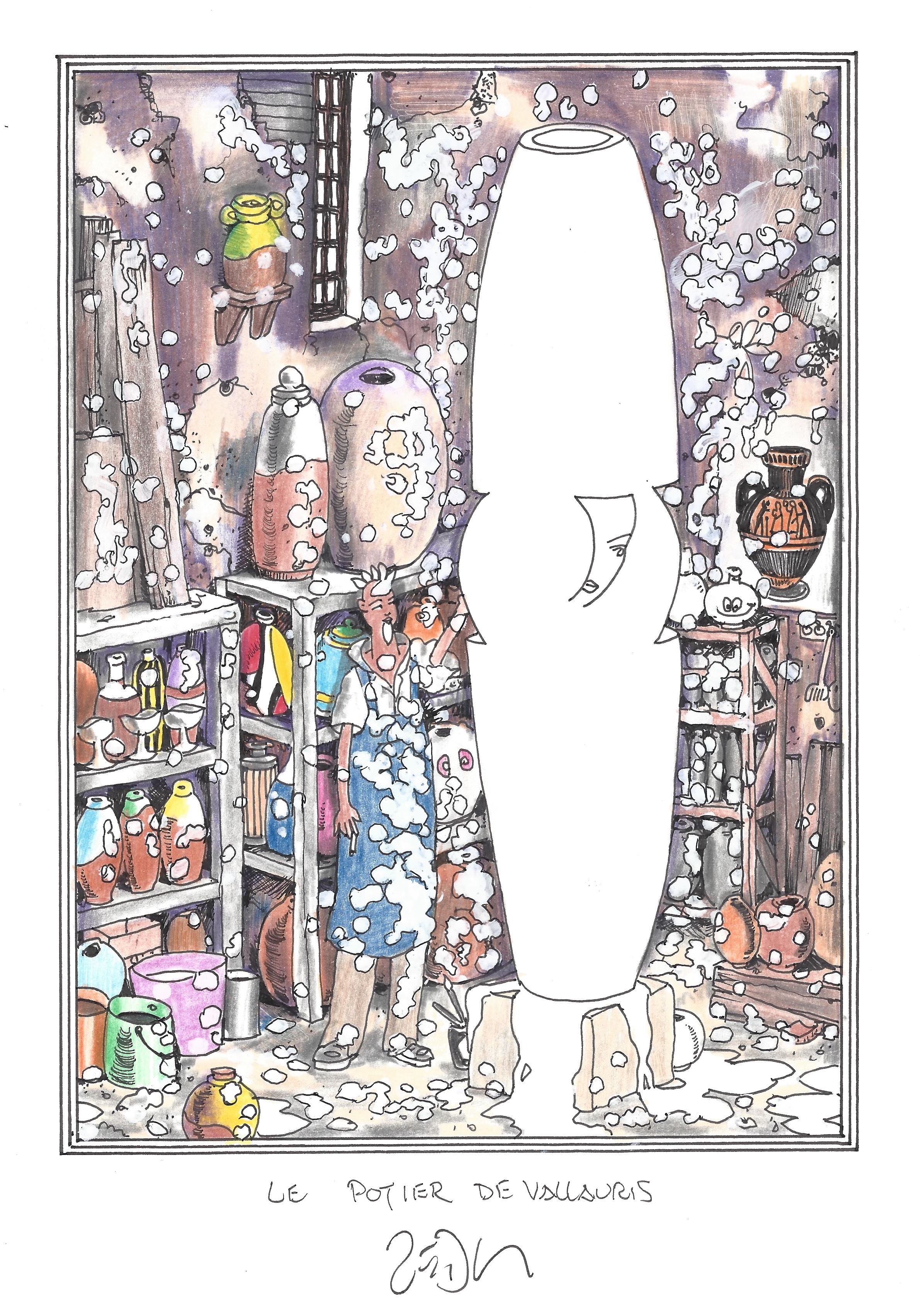 « The potter of Vallauris – Le potier de Vallauris »