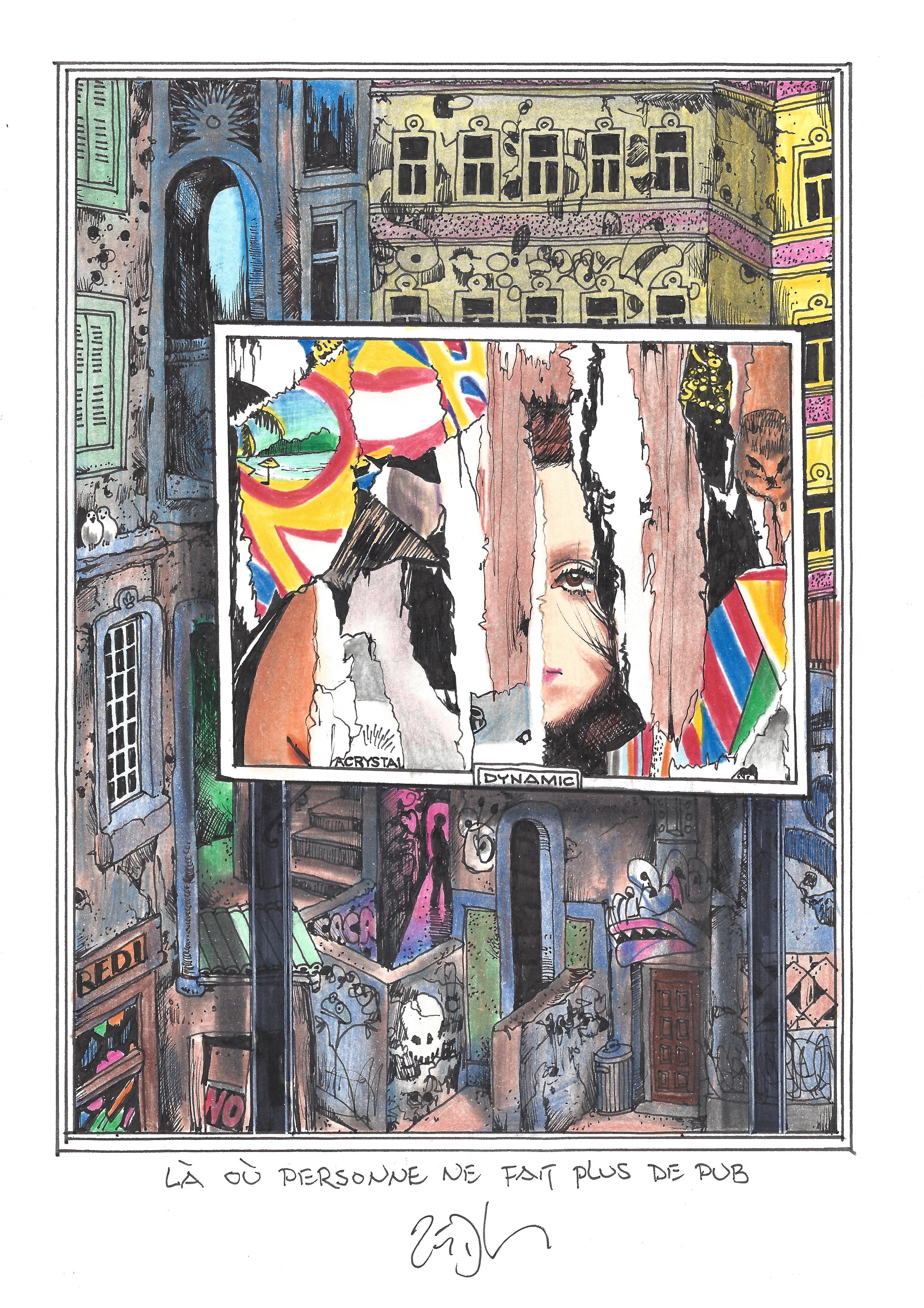 « Where no one advertises anymore – Là où personne ne fait plus de pub »